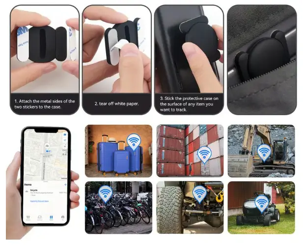 GPS tracker in hand
